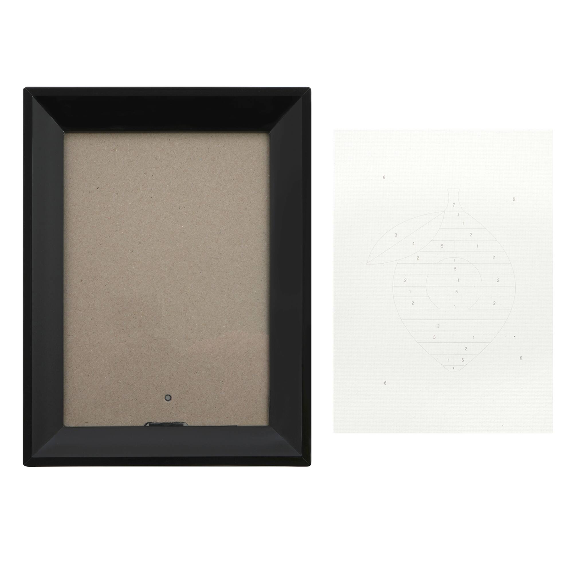 Jonathan Adler x Michaels 5" x 7" Lime Paint-By-Number Framed Kit